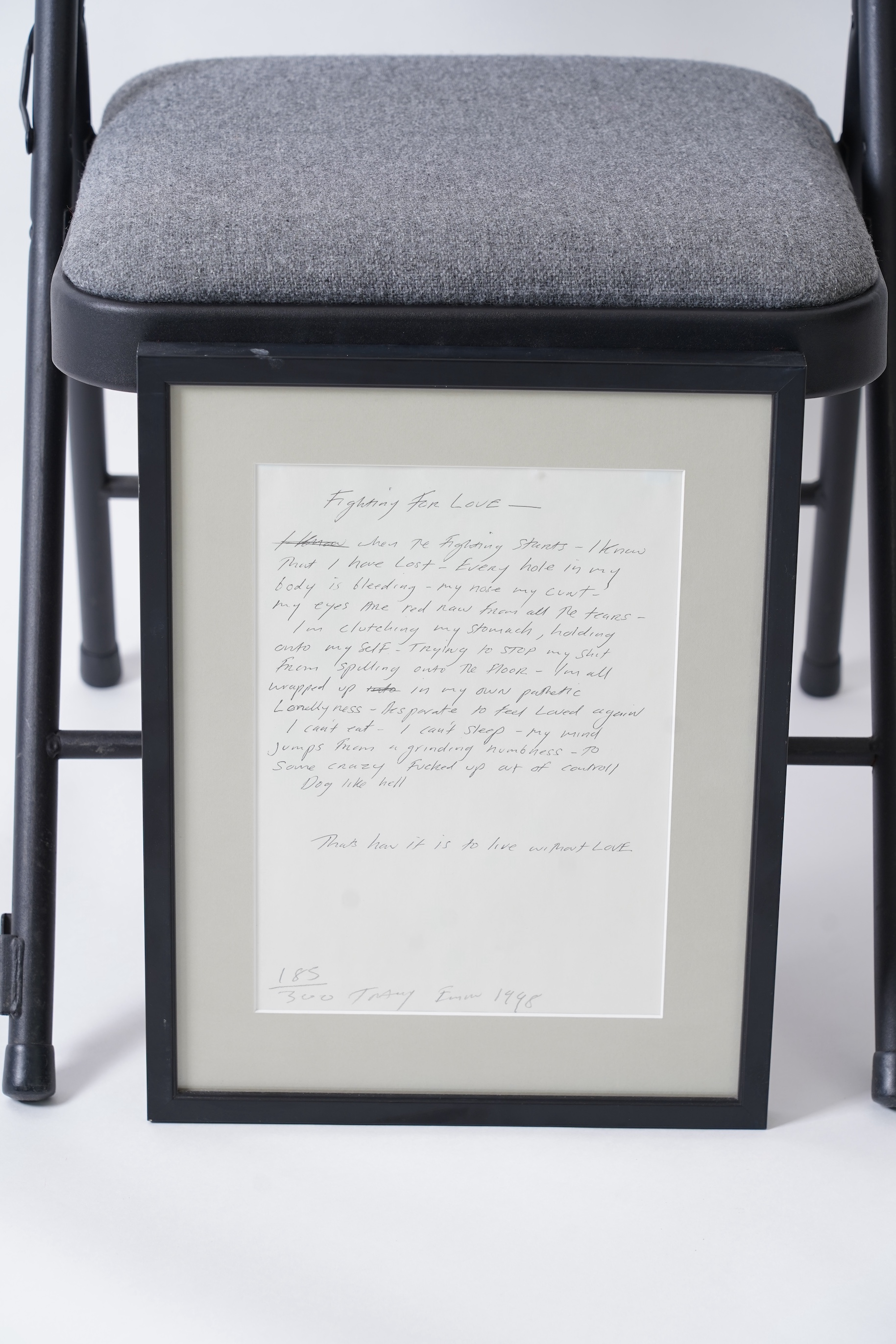 Dame Tracey Emin DBE RA, b. 1963, 'Fighting for Love'